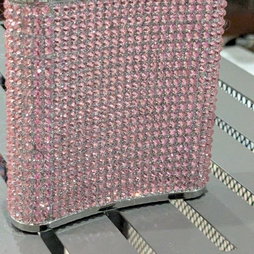 Pink Rhinestone Embellished Flask - Picture 2 of 5